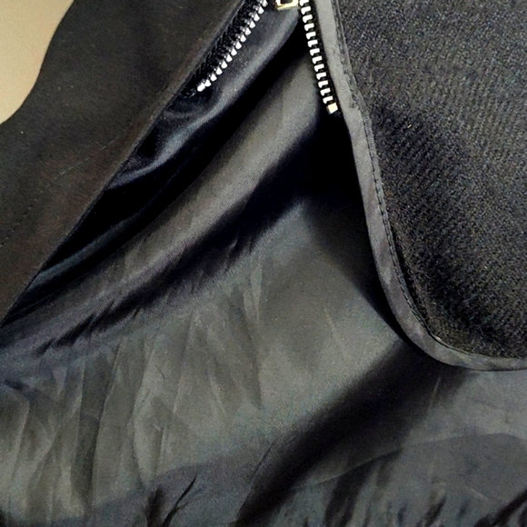 Ralph Lauren Black Single Breasted Trench Coat with Removable Wool Lining 42R - Picture 11 of 15